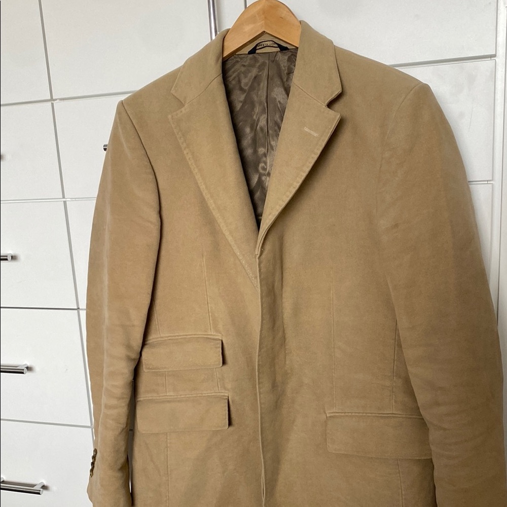 Men's Banana Republic long Tan Blazer